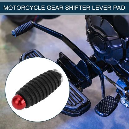 Shifter Lever Pad Rubber Universal Red 1 Pc for Motorcycle