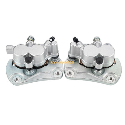 2x Front Brake Calipers & Pads for Can Am Commander 800R/Max 800R (2011–2020)