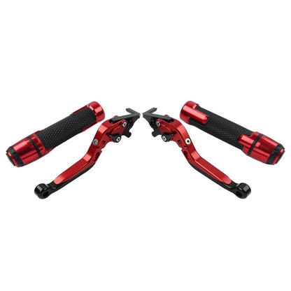 Folding Extendable Brake Clutch Levers & Handlebar Grips for BMW C650GT C600 (2012-2018)