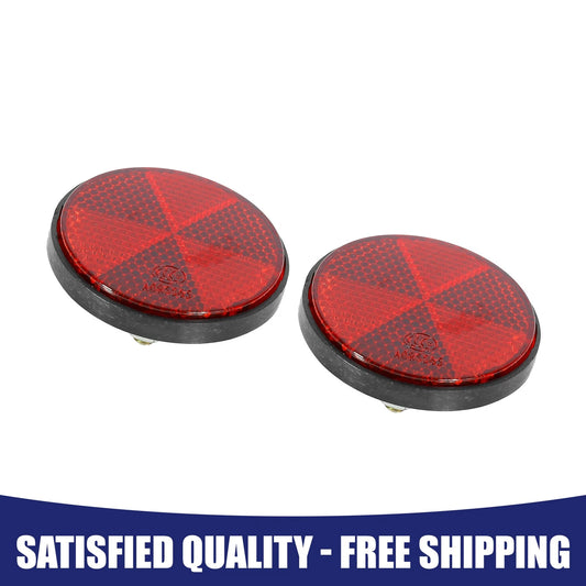 M6x1.0 / 2 x Red Plastic Motorcycle Reflector for Item