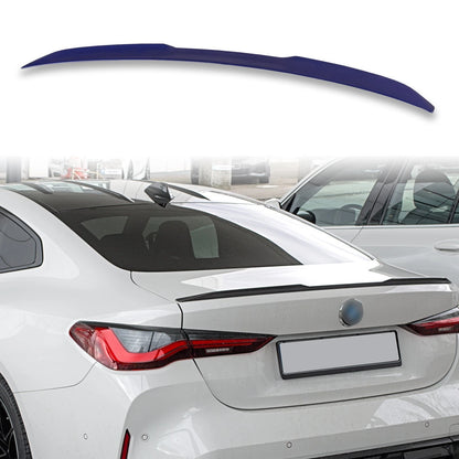 M4 Style ABS Boot Spoiler for BMW 4 Series G22 (2021-2023) Tanzanite Blue