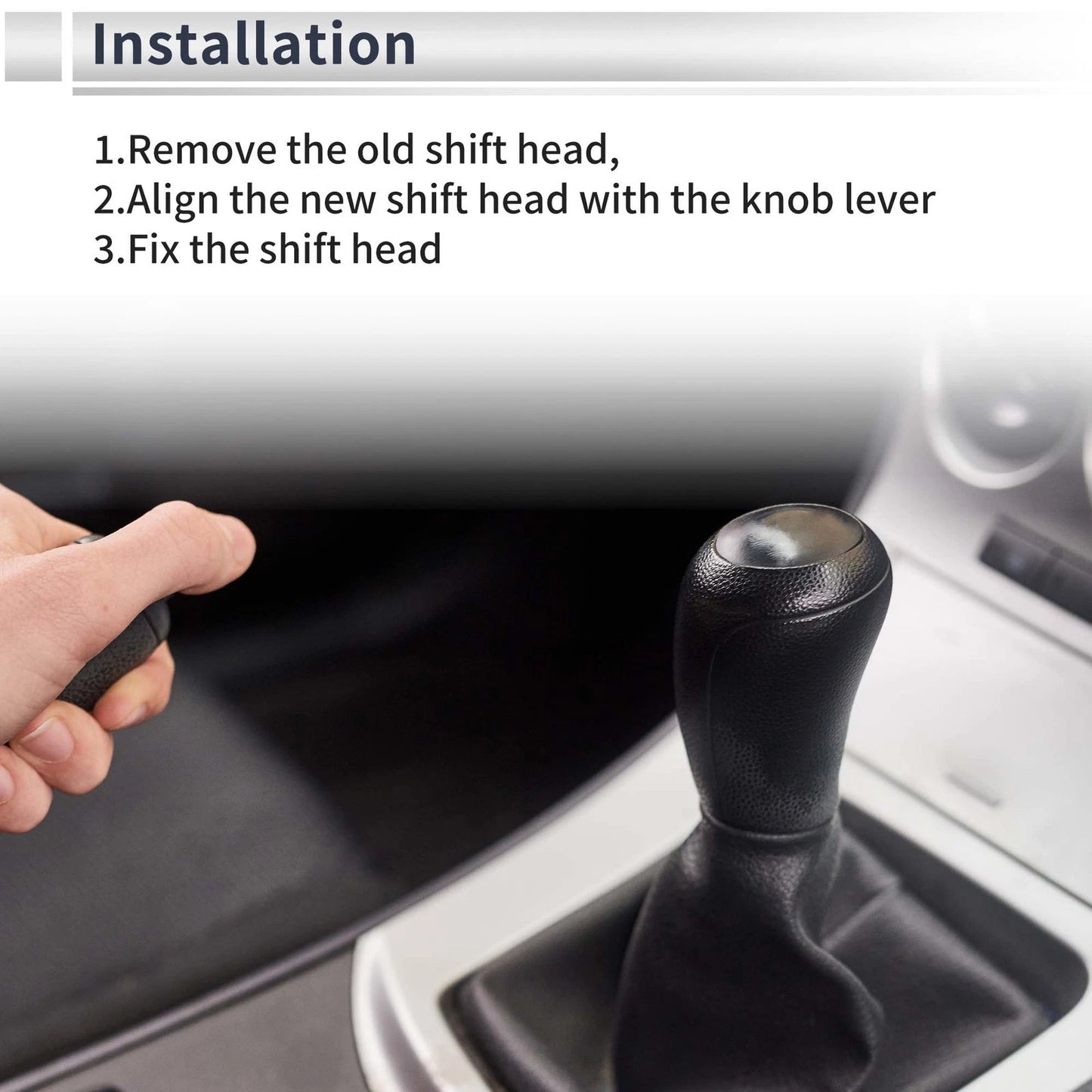5 Speed Shift Knob for Ford Focus MK2 (2005-2011) - Plastic Red Silver Black
