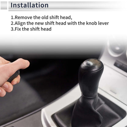 5 Speed Shift Knob for Ford Focus MK2 (2005-2011) - Plastic Red Silver Black