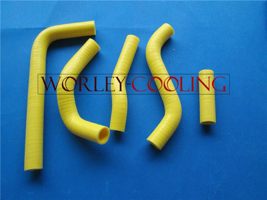 Silicone Radiator Hoses for Suzuki RMZ250 (2010-2012) - Yellow