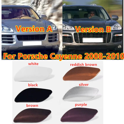 Bumper Headlight Washer Nozzle Cover Cap for Porsche Cayenne (2008–2010)