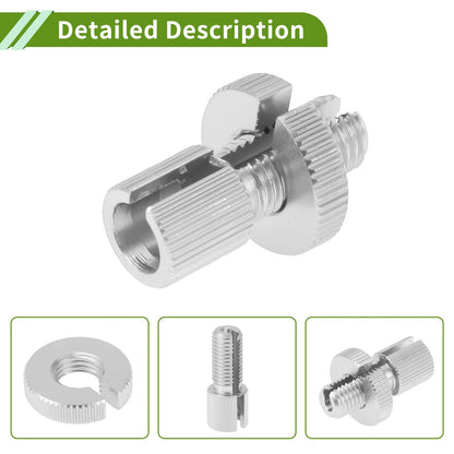Cable Adjuster Screw 4 x M10 Aluminum Cable Adjuster Screw for Motorcycle Bike