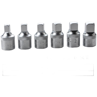 Square Drive Oil Pan Socket Wrench 6PC Set for Vehicle Engine Maintenance