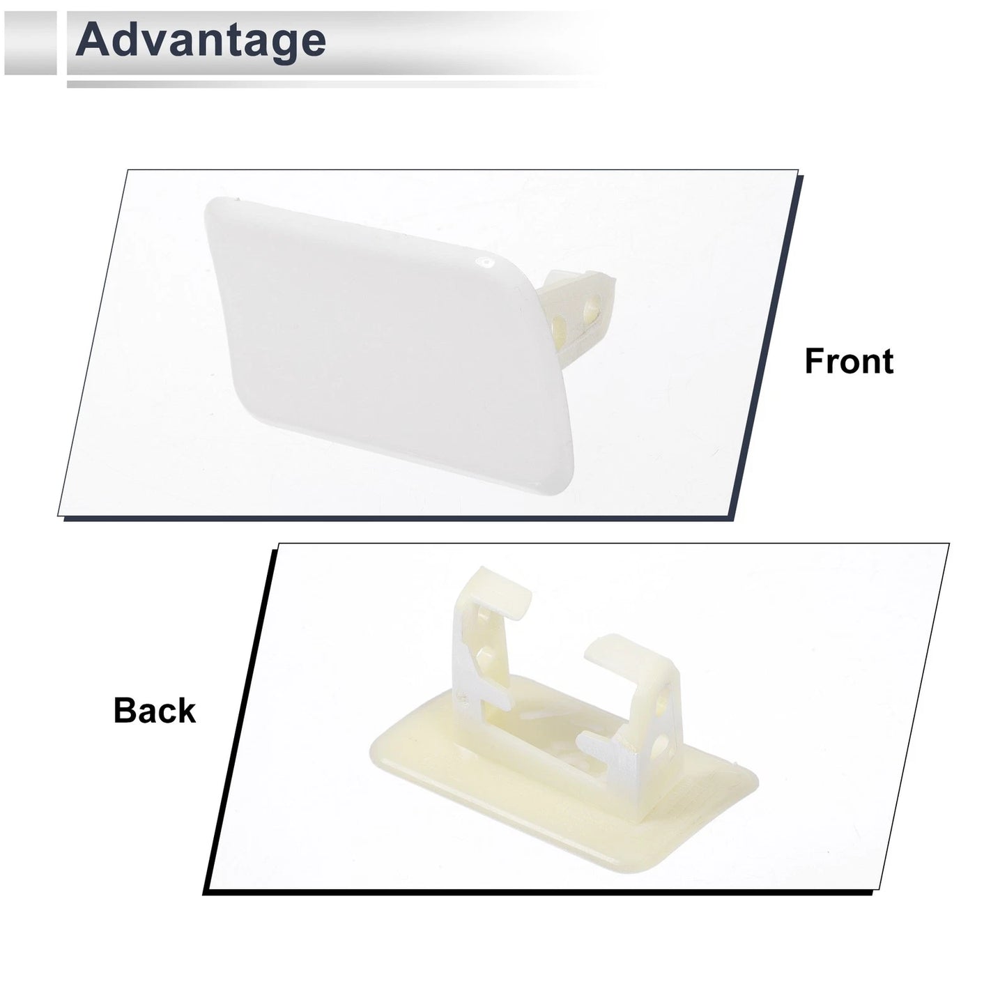 Bumper Headlight Washer Nozzle Cover Cap for BMW X3 (2004-2010)