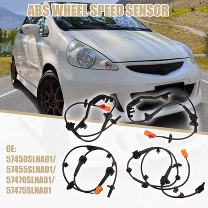 4pcs ABS Sensor Set for Honda Fit (2007-2008)