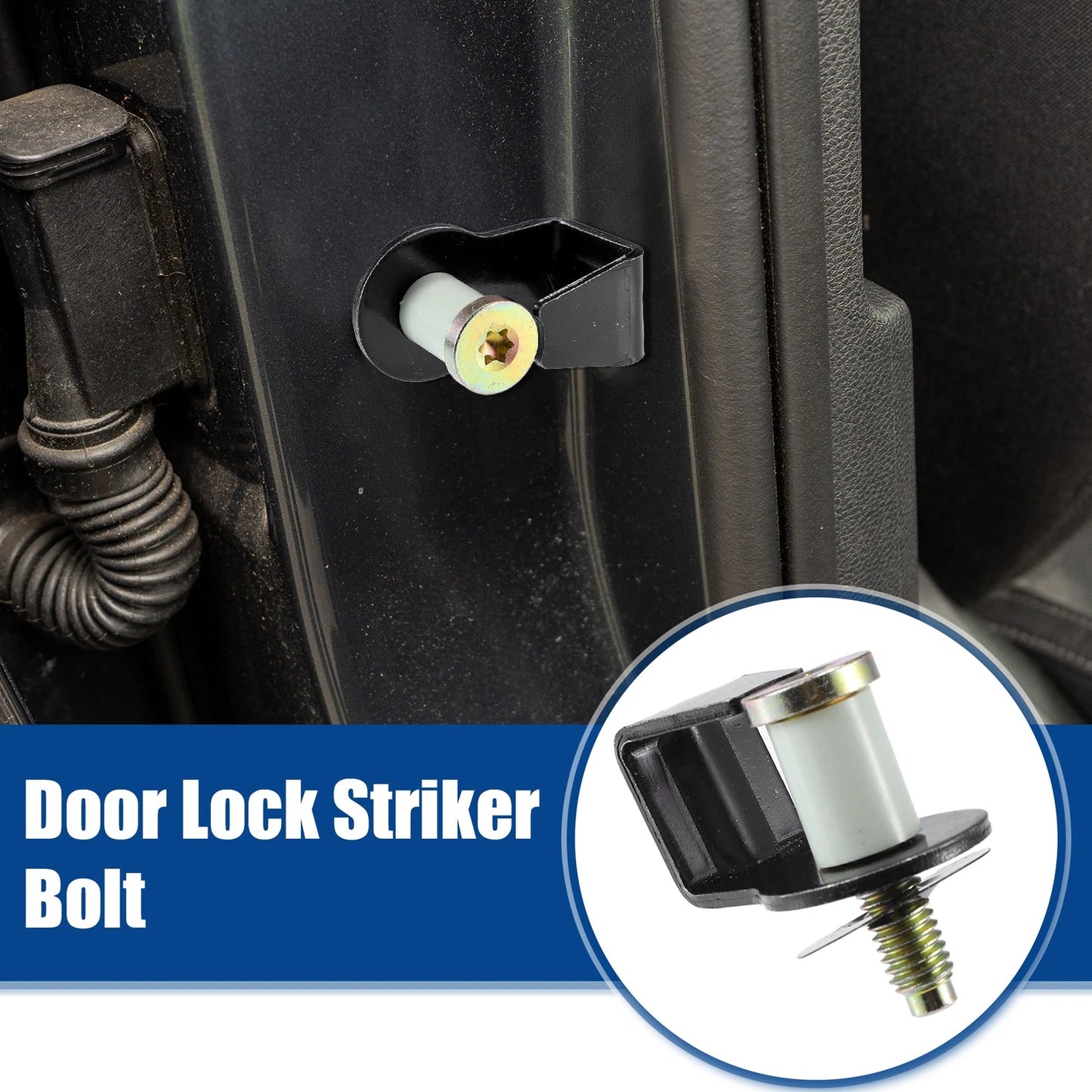 2 x Door Lock Striker Bolt Assembly for Ford F-150 F-250 F-350 (1984-1996)
