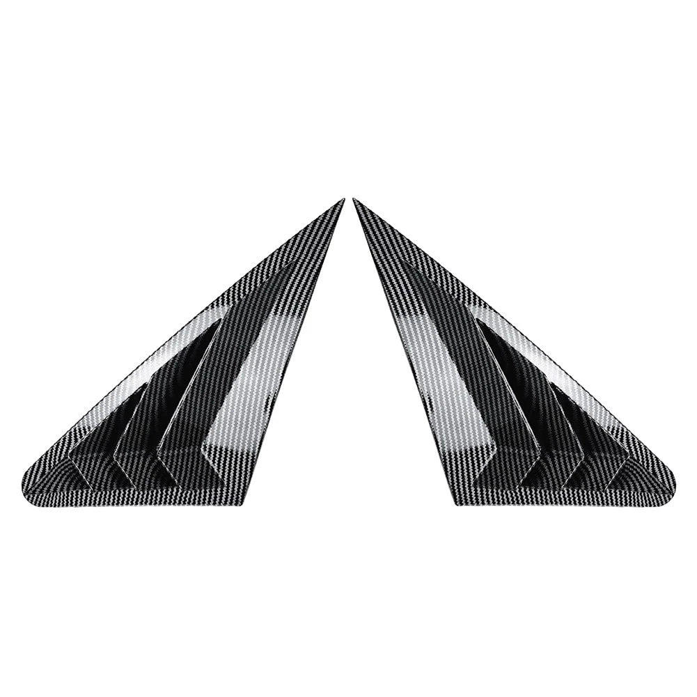 Carbon Rear Window Louver Cover Trim for Audi A3 S3 RS3 Sedan (2014-2020)