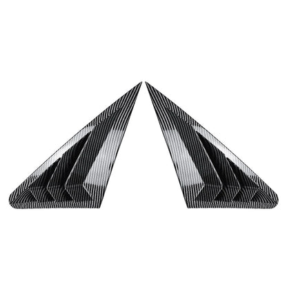 Carbon Rear Window Louver Cover Trim for Audi A3 S3 RS3 Sedan (2014-2020)