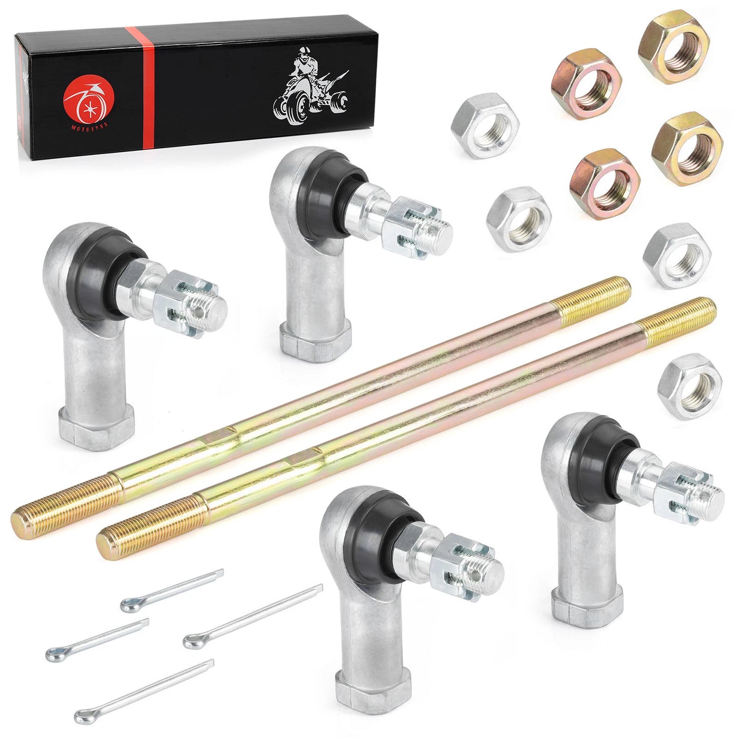 Tie Rod Ends Kit for Honda Rancher 350 TRX350 FE/FM/TE/TM 2000-2006
