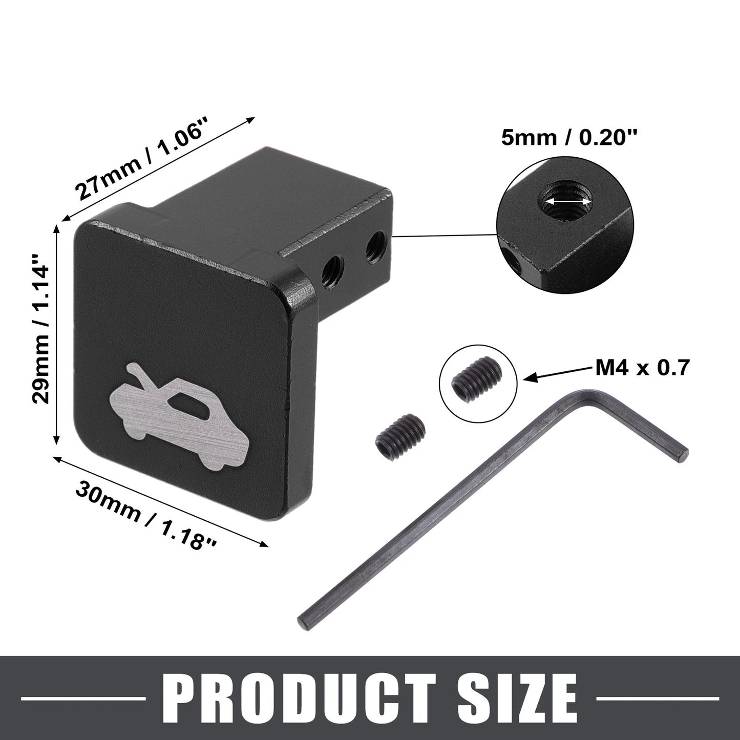 Car Hood Release Latch Handle for Honda CR-V (1997-2006) Black