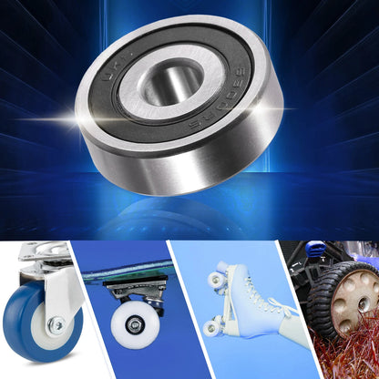 10x35x11mm Rubber-Seal Deep Groove Ball Bearing for Car