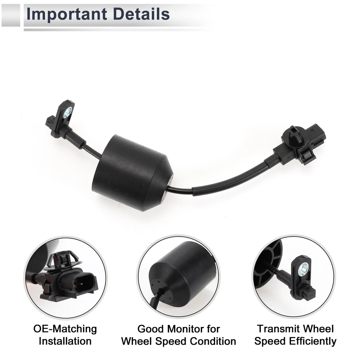 ABS Wheel Speed Sensor for Honda HR-V 1.8L Rear Left & Right (2016-2021)