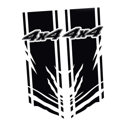 Vinyl 4X4 Graphics Stripes Stickers for Pickup Truck Decals