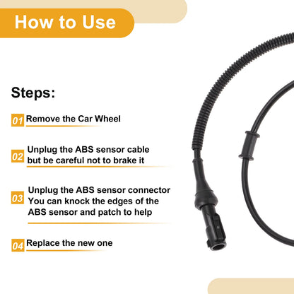 ABS Wheel Speed Sensor for Ford Excursion (2000-2005)
