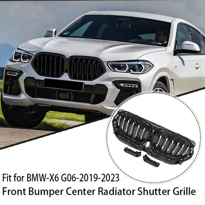 Front Radiator Grille Active Air Shutter for BMW X6 G06 (2020-2024)