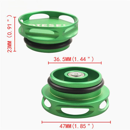 Aluminium Alloy Fuel Filler Cap Gas Tank Cover for Dodge Ram 1500 2500 3500