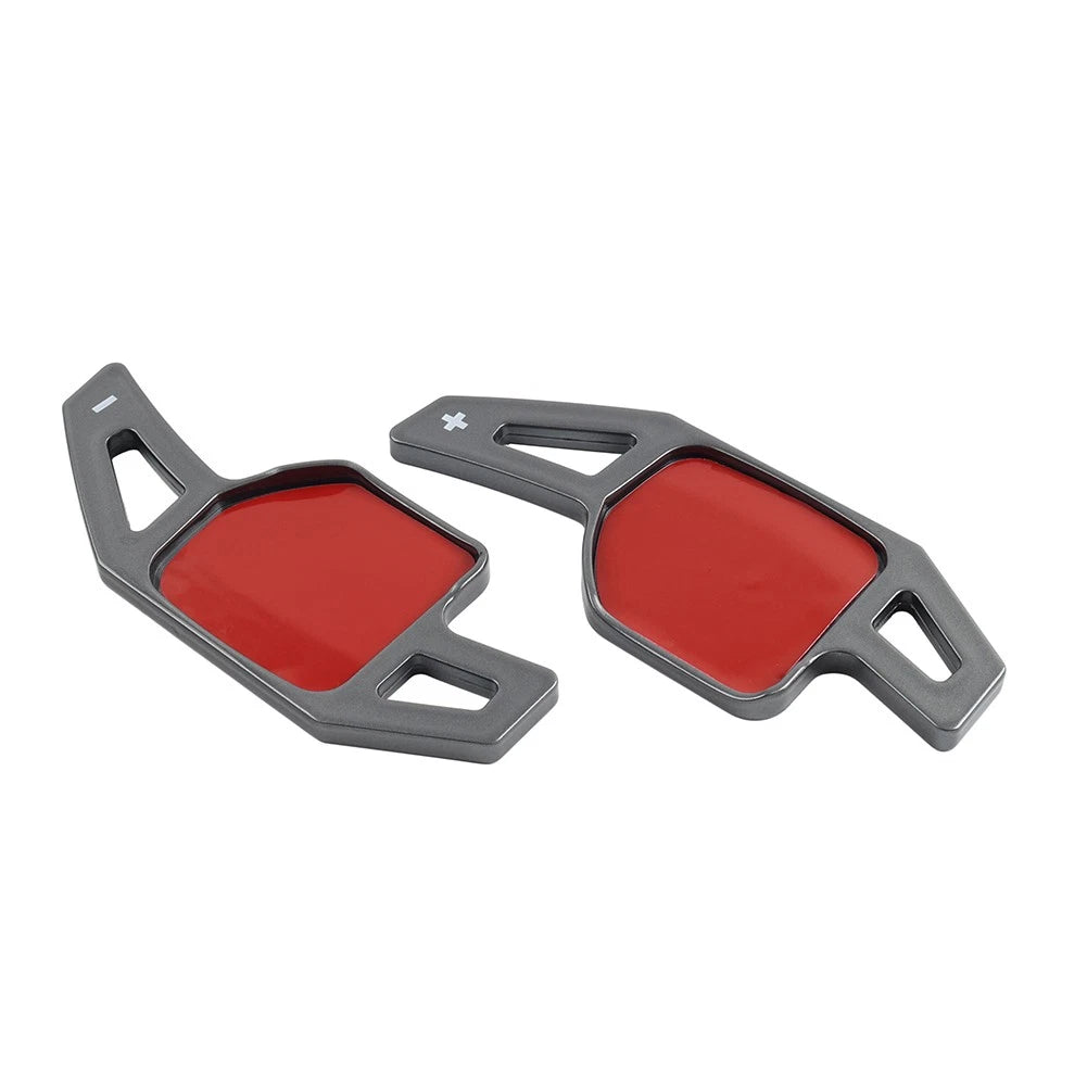 Steering Wheel Shifter Paddle Extensions Gray for Audi A3 A4 A5 A6 A7 (2006-2020)