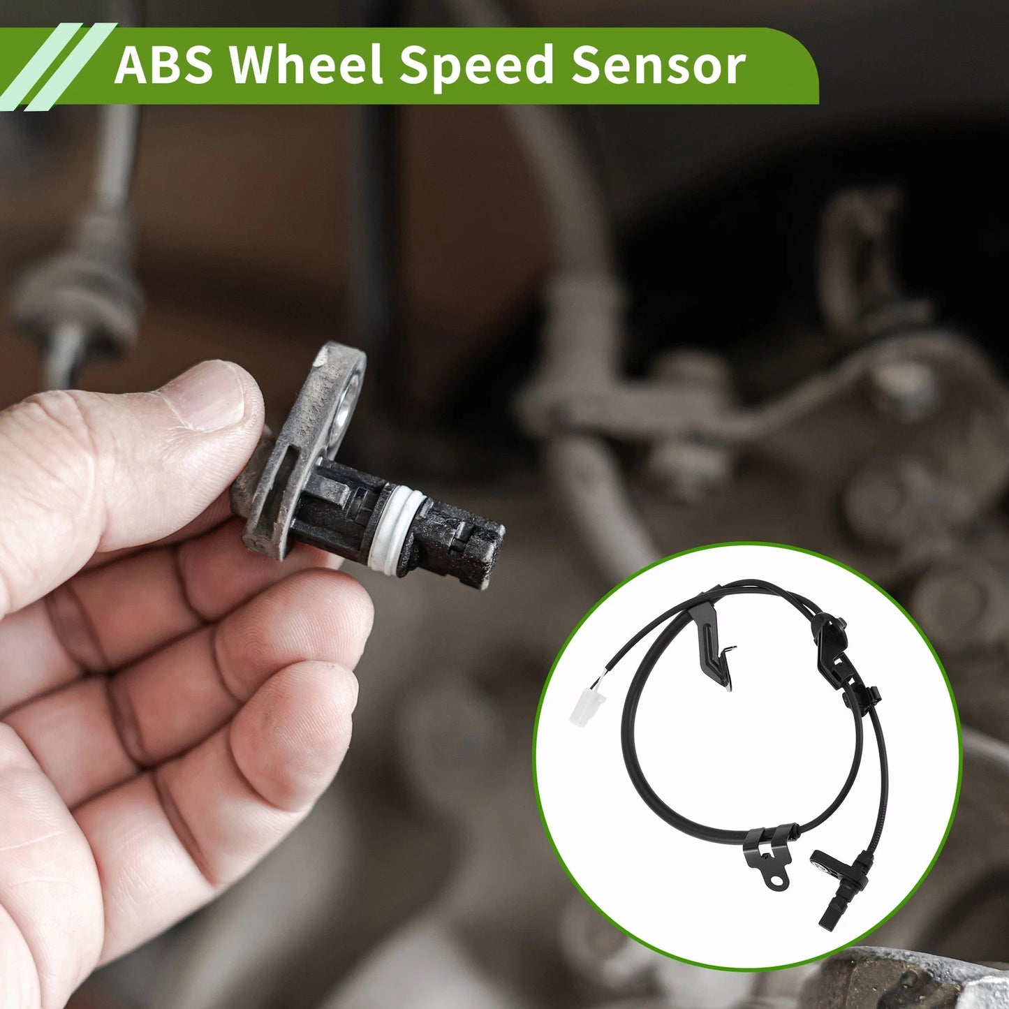 ABS Wheel Speed Sensor 1 Pc Front Left for Toyota Myvi D54T
