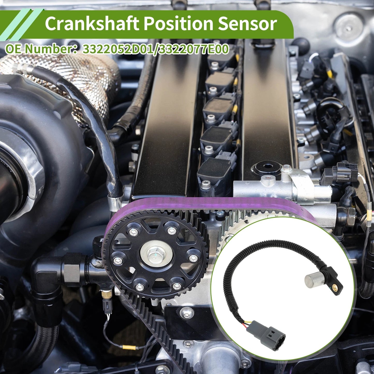 Crankshaft Position Sensor 1 Pc for Suzuki Grand Vitara (1999-2005)