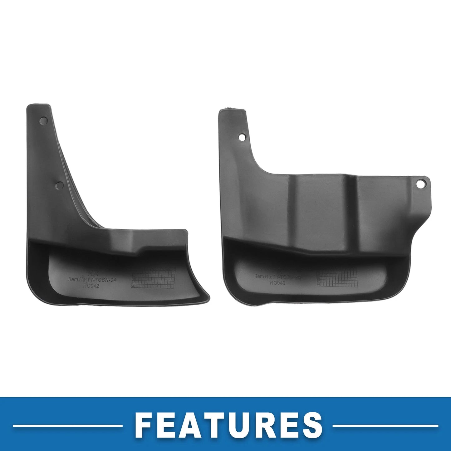 Mud Flap Splash Guard for Toyota Sienna (2004-2010)