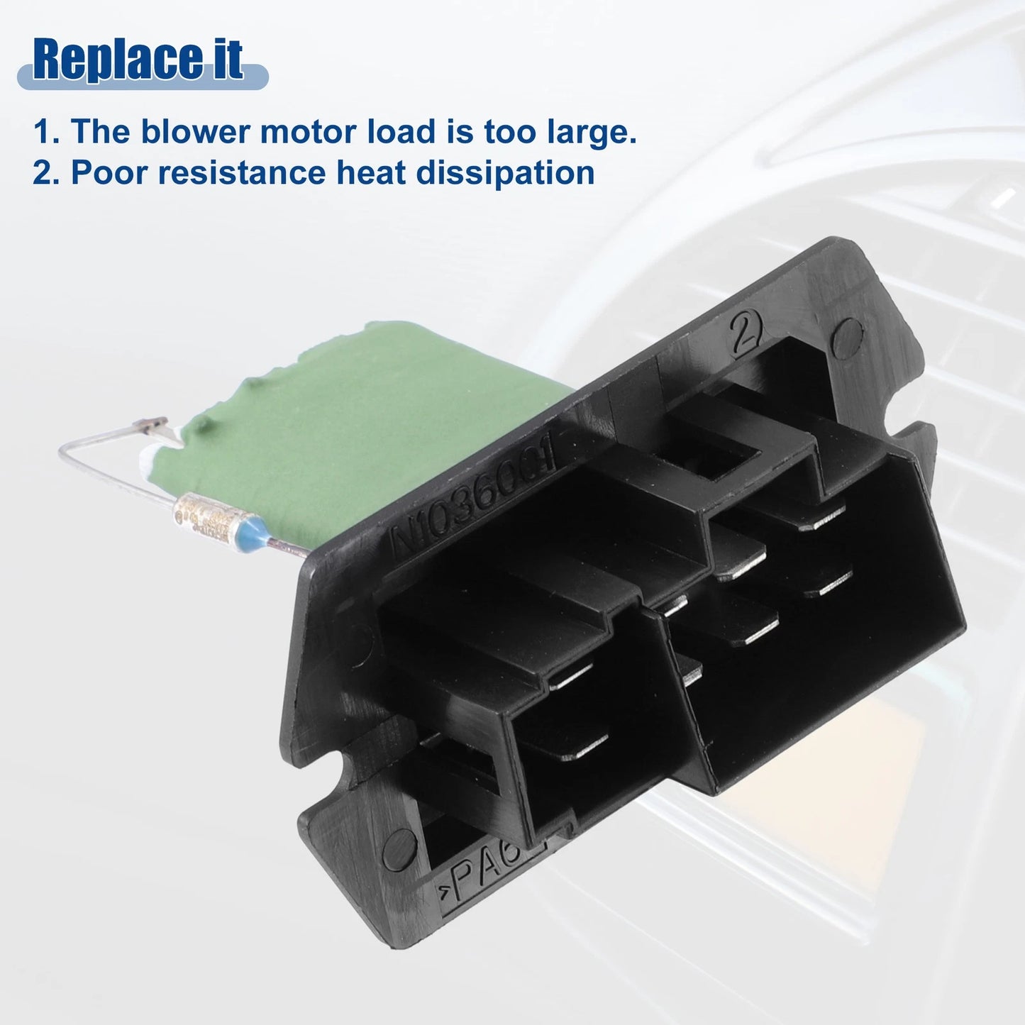 HVAC Blower Motor Resistor Heater Replacement for Dodge Grand Caravan