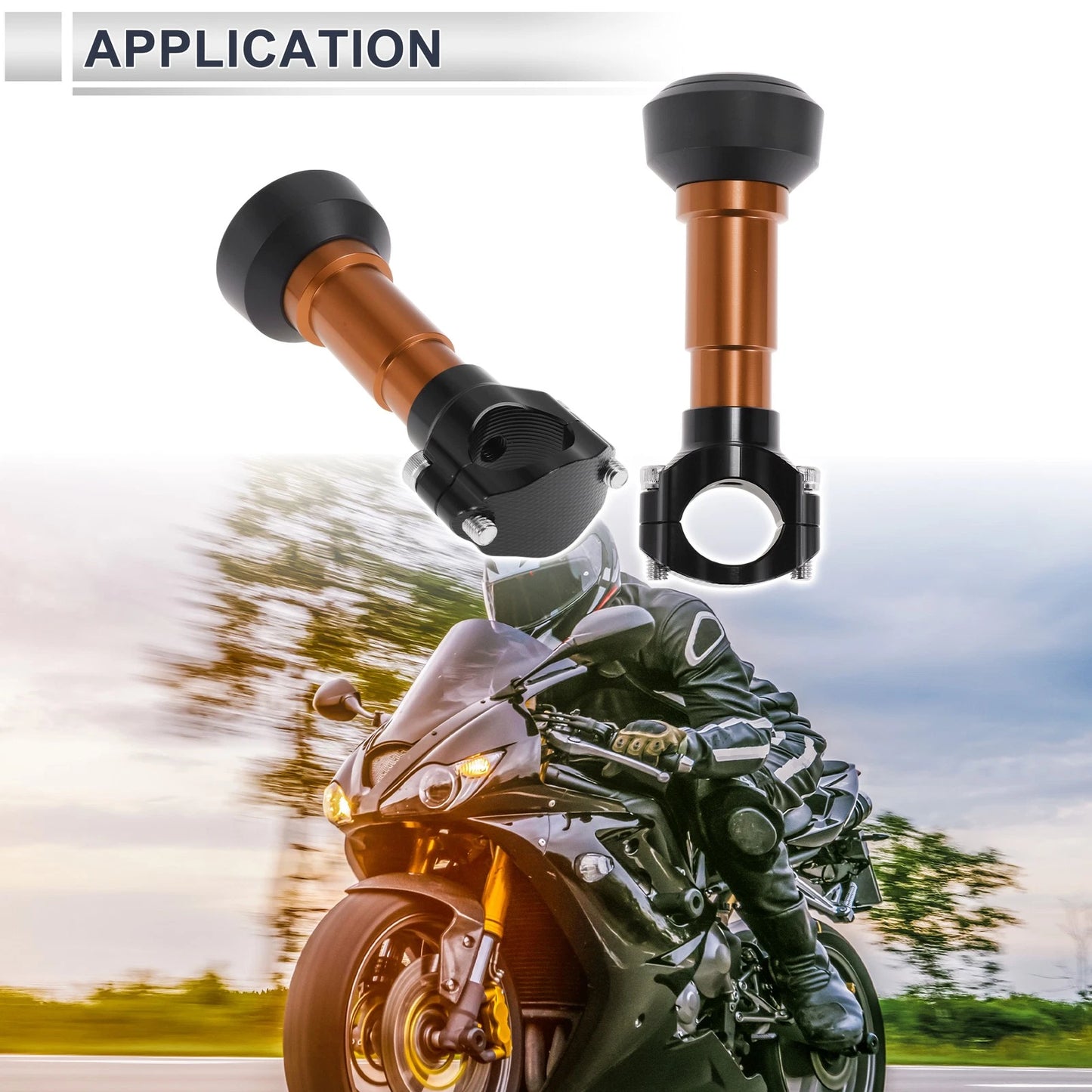 Slider Frame 1.18–1.3 Aluminum Motorcycle for Make Model