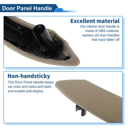 Inner Door Panel Handle Beige for BMW X5 X6 E70 E71 E72 (2007-2013)