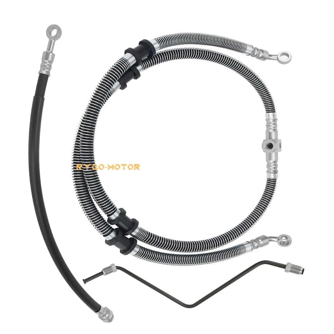 Front brake hose line and pipe for Yamaha Kodiak 400 (2003–2006)