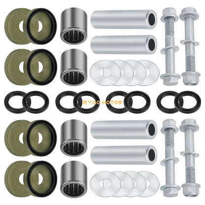 2 x Front A Arm Lower Bushing Bearing Bolt Nut for Suzuki Quadsport Z400 LTZ400 (2003–2008)