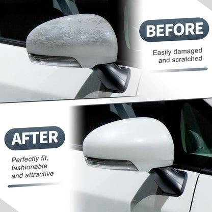 Right Side Rearview Mirror Cover Cap White for Toyota Prius (2010–2012)