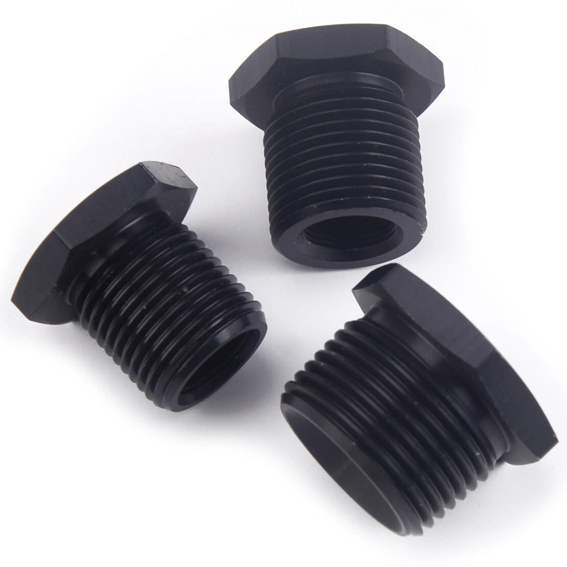 3 x Automotive Threaded Oil Filter Adapter 1/2-28 to 3/4-16 for Car