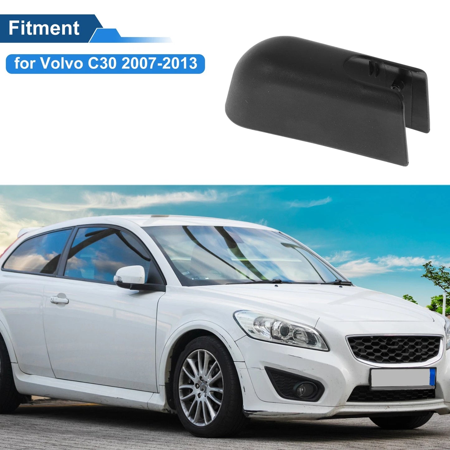 Rear Wiper Arm Nut Cover for Volvo C30 (2007-2013)