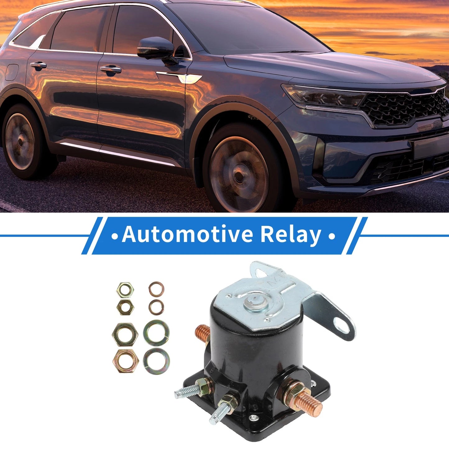 HD Diesel Starter Solenoid Relay 12V for Ford (1953-1992)