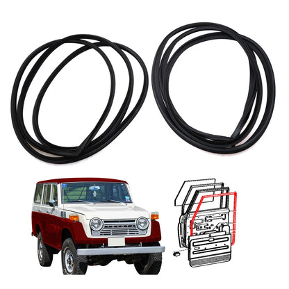 Front Door Weatherstrip Rubber for Toyota Land Cruiser FJ55 FJ56 1975-1980