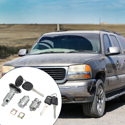 2x Ignition Lock Cylinder Switch Door Lock for Chevy/GMC