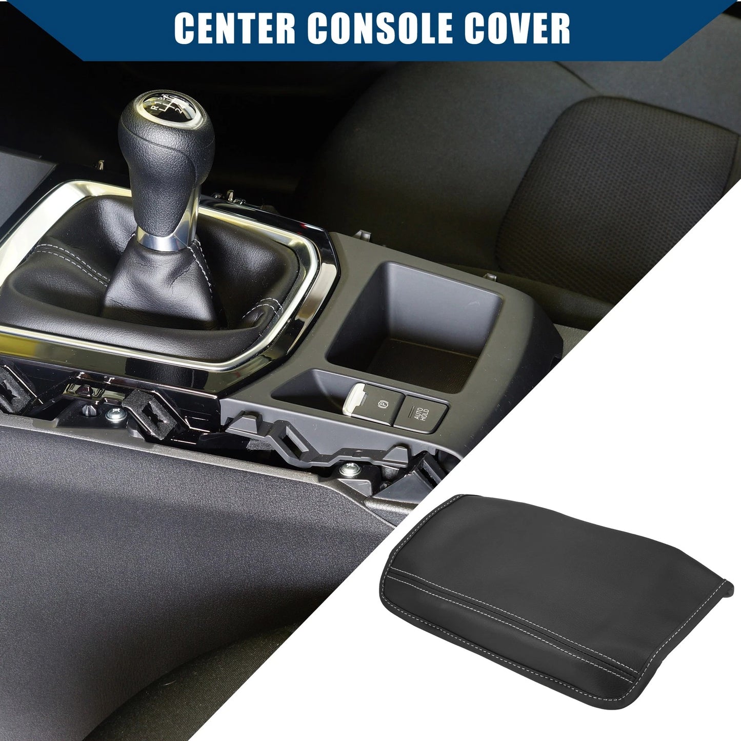 Center Console Armrest Cover for Infiniti Q50 (2014-2024) Durable Faux Leather