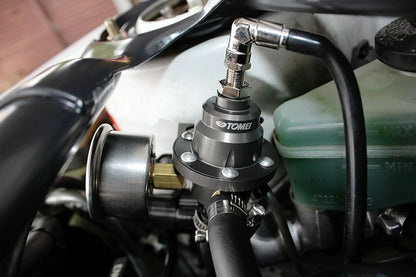 Adjustable Fuel Pressure Regulator with Gauge for Turbo EFI Engine