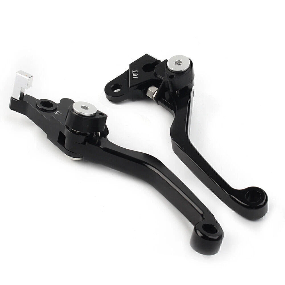 Black CNC Pivot Brake Clutch Levers for Honda XR250 XR400 (1995-2007)