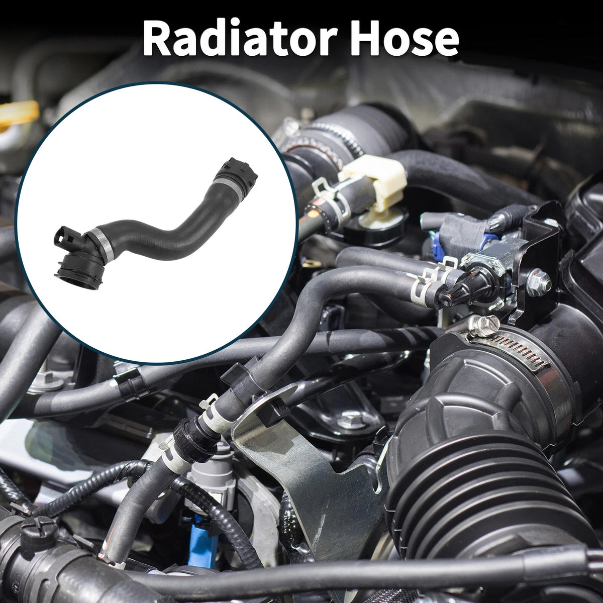Radiator Hose for BMW 1 Series Rubber Coolant Hose (2005 - 2005)
