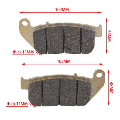 Front Brake Pads for HARLEY DAVIDSON XL 883 R Sportster & XL 1200 C (2005-2013)