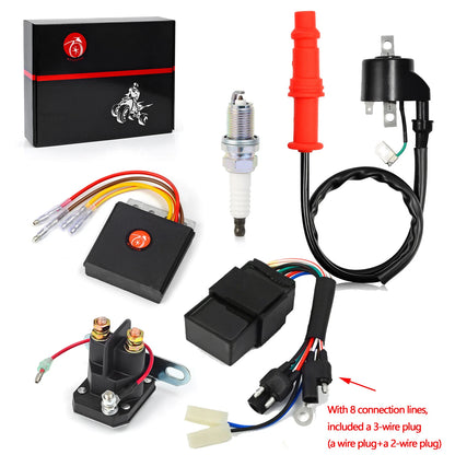 Ignition Coil & Spark Plug Kit for Polaris Sportsman 500 (1996–2001)