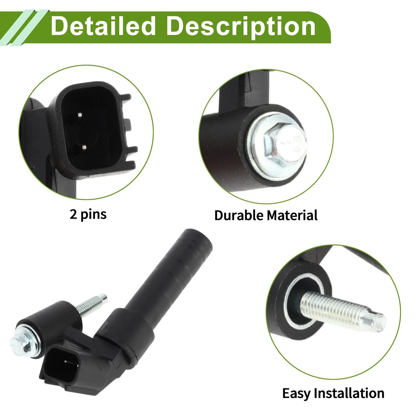 Crankshaft Position Sensor for Ford Explorer 3.5 (2011-2019) 1 x Sensor