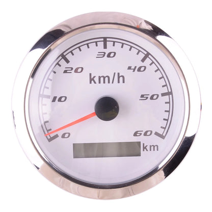 85mm Speedometer Tacho Meter 0-60km/h for Car Truck Bus Motorcycle Boat