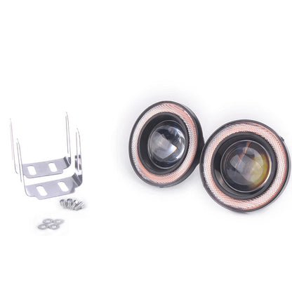 2 x 2.5" LED Fog Lights Round Red COB Angel Eyes Halo for Car Truck (2010-2023)