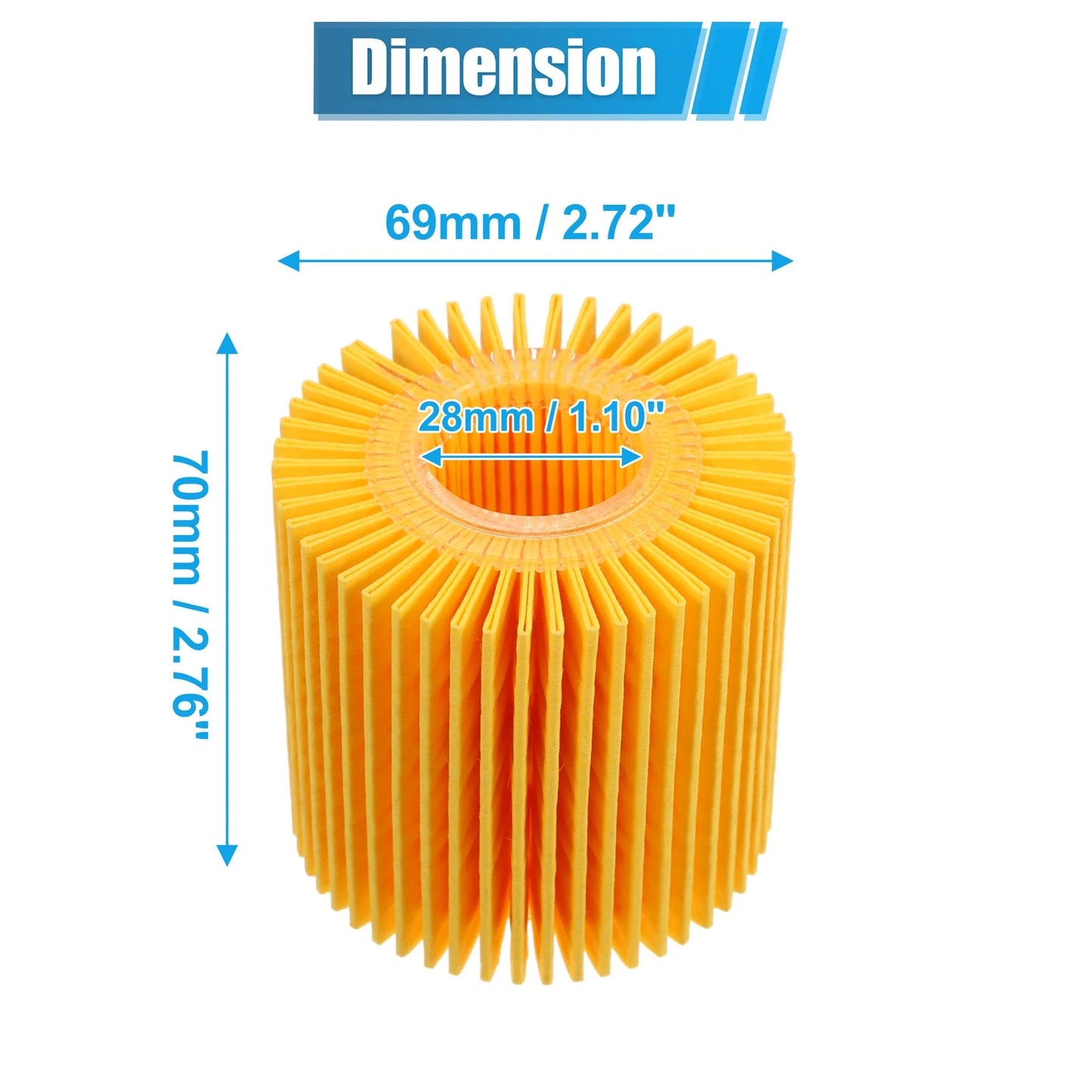 Engine Oil Filter for Toyota Avalon (2010-2023) - 10 x Filters