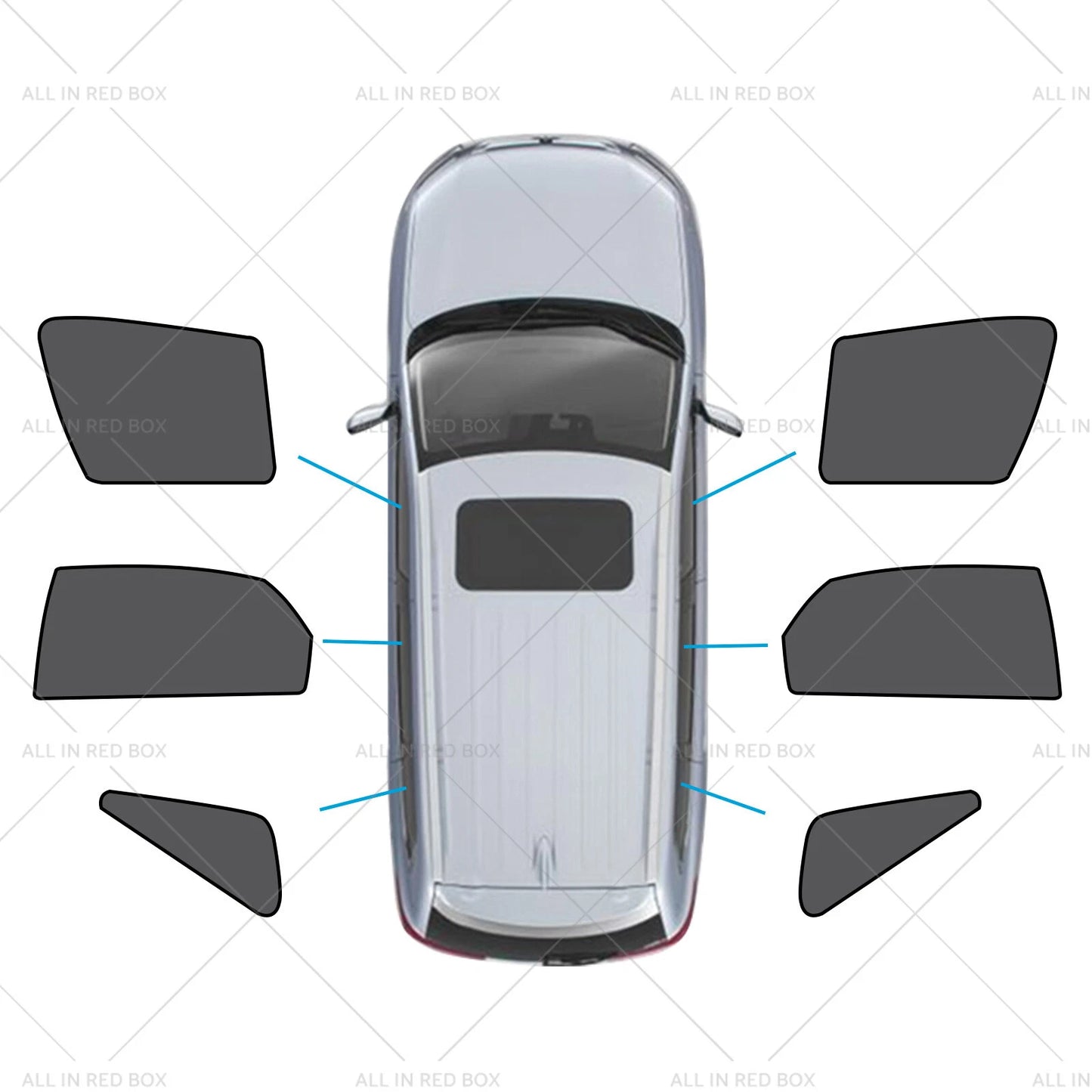Magnetic Mesh Sun Blind Shades for Lexus NX Series (2014-2021)